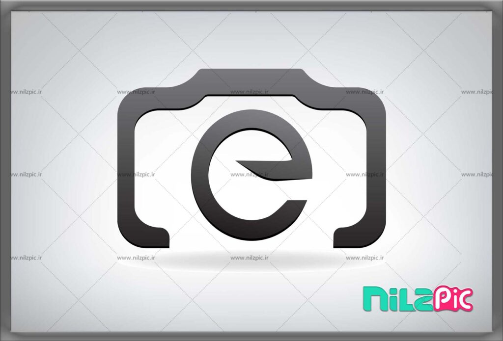 نیلزپیک : لوگوی مینیمال دوربین با حرف "e"