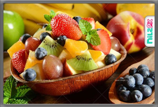 نیلزپیک-عکس باکیفیت میوه‌های خرد شده